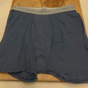 Hanes Underwear & Socks - Men’s Medium Blue Hanes Boxer Briefs, Second Owner Hanes Underwear & Socks - Men’s Medium Blue Hanes Boxer Briefs, Second Owner